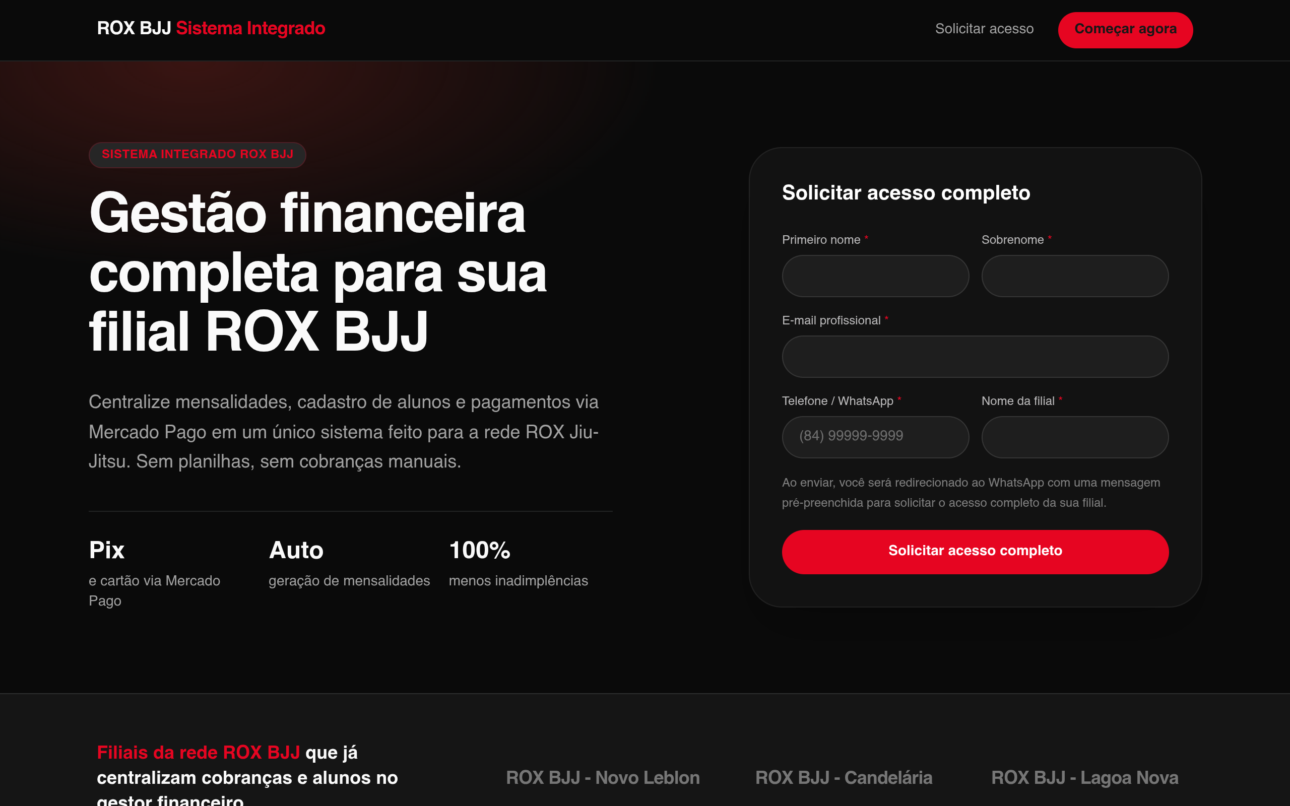 Miniatura de ROX BJJ — Sistema Integrado